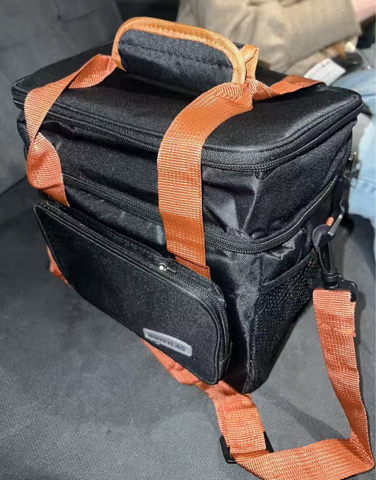 Sac Lunch Isotherme Double Étage – Voyage , Travail & École 🚸