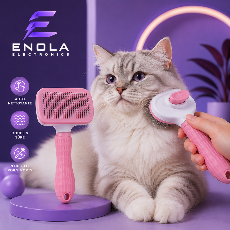 Brosse de Massage & Toilettage pour chats