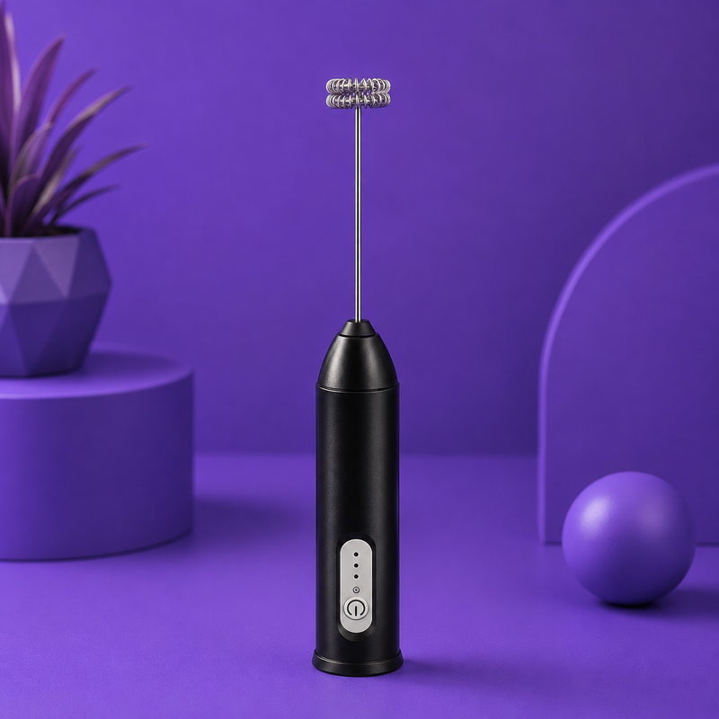 Mousseur à lait rechargeable 3 vitesses