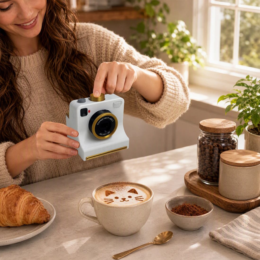 Imprimante à Motifs pour Café 3D