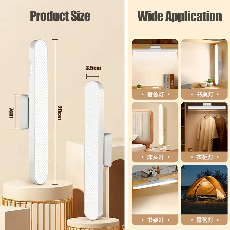 Lampe LED Magnétique Rechargeable avec Télécommande