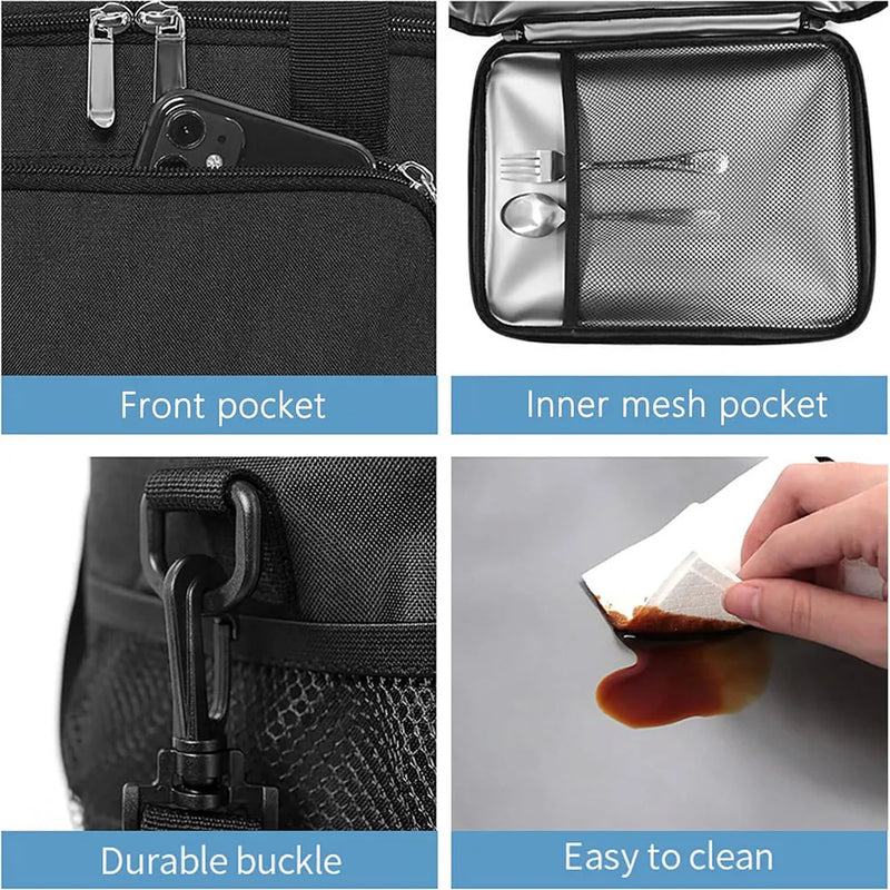 Sac Lunch Isotherme Double Étage – Voyage , Travail & École 🚸